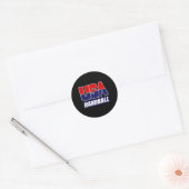 Handbal 2021 Usa Team Ronde Sticker (Envelop)