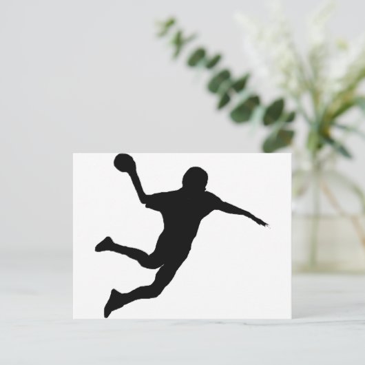 Handbal Briefkaart (Staand voorkant)