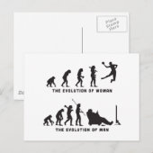 Handbal Briefkaart (Voorkant / Achterkant)