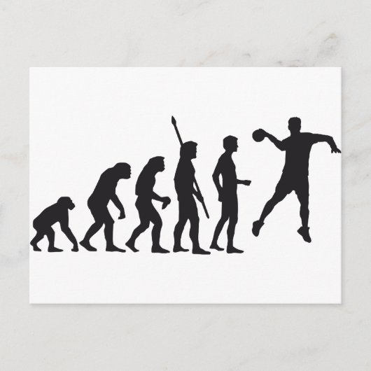 handbal briefkaart (Voorkant)