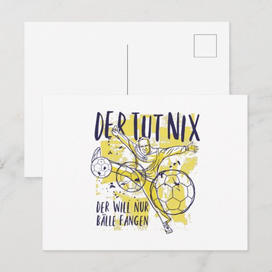 Handbal Briefkaart (Voorkant / Achterkant)