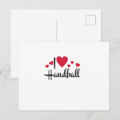 handbal briefkaart (Voorkant / Achterkant)