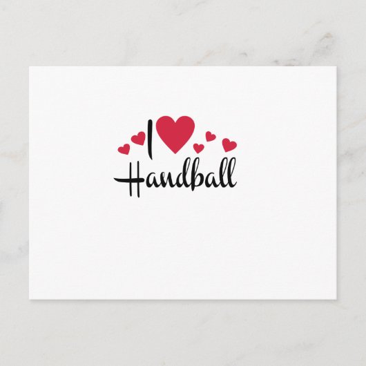 handbal briefkaart (Voorkant)