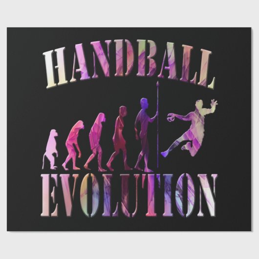 handbal cadeaupapier (Vlak)