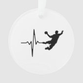 Handbal - de Hartslag van de Speler van de Handbal Ornament (voorkant)