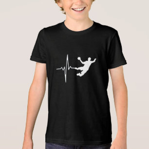 Handbal - de Hartslag van de Speler van de Handbal Tri-Blend Shirt