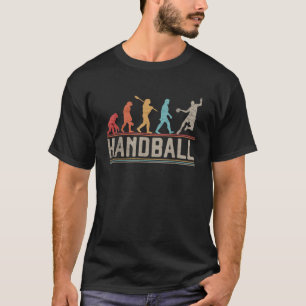 Handbal Evolutie Grappige Handbalspeler Handbalspe T-shirt