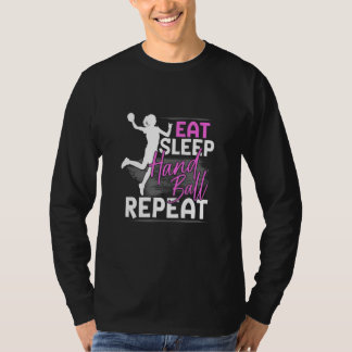 Handbal Grafisch voor meisjes en vrouwen Handbal T-shirt