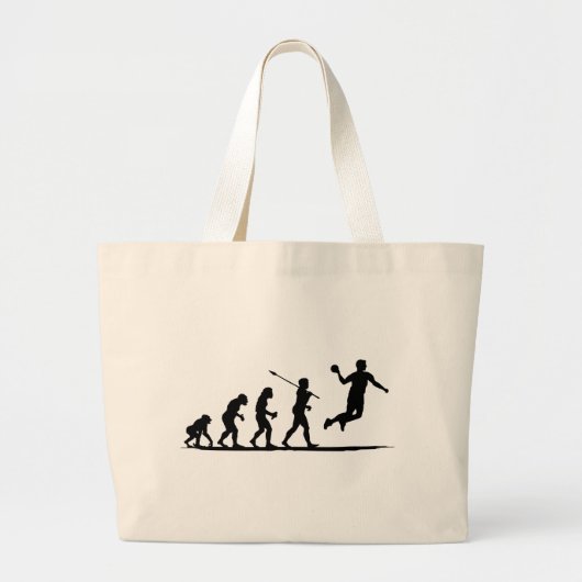 Handbal Grote Tote Bag (Voorkant)