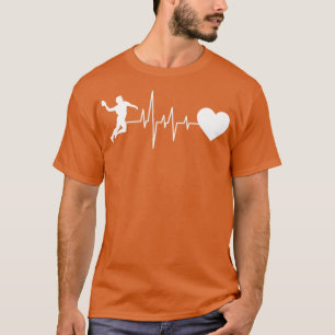 Handbal Handbal Speler Hartslag 1 T-shirt