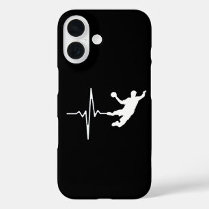 Handbal - Hartslag van handbalspeler iPhone 16 Hoesje