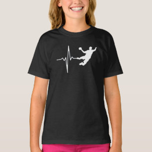 Handbal - Hartslag van handbalspeler T-shirt