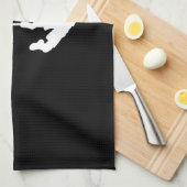 Handbal - Hartslag van handbalspeler Theedoek (Quarter Fold)