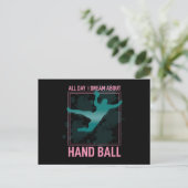Handbal is mijn leven briefkaart (Staand voorkant)