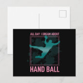 Handbal is mijn leven briefkaart (Voorkant / Achterkant)