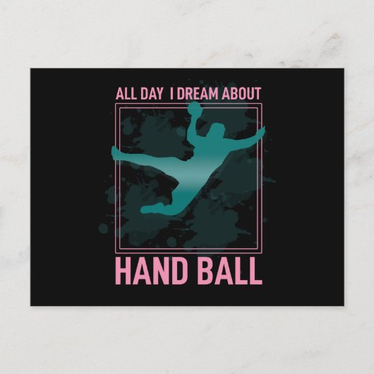 Handbal is mijn leven briefkaart (Voorkant)