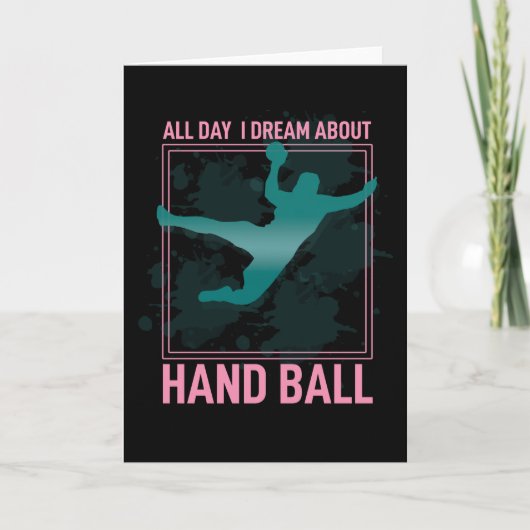 Handbal is mijn leven kaart (Voorkant)