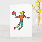 Handbal Kaart (Gele Bloem)