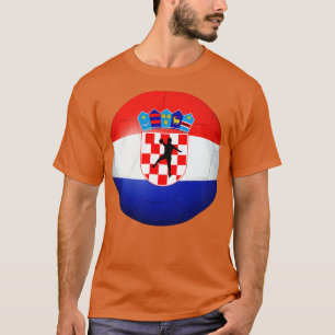 Handbal Kroatië Vlag Toernooi T-shirt