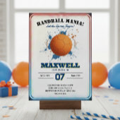 Handbal Mania Verjaardagsuitnodiging Kaart