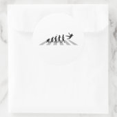 Handbal Ronde Sticker (Tas)