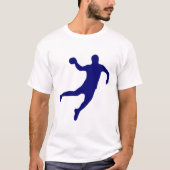 Handbal Silhouet T-shirt (Voorkant)