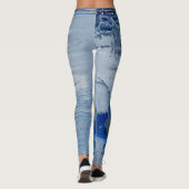 Handbal valt gewoon in het water Fotografie Leggings (Achterkant)