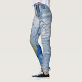 Handbal valt gewoon in het water Fotografie Leggings (Links)