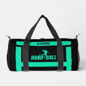 Handbal Verjaardag Gift, Handbal Speler Meisje, Plunjezak (Voorkant)