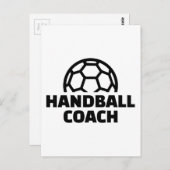 Handbalcoach Briefkaart (Voorkant / Achterkant)