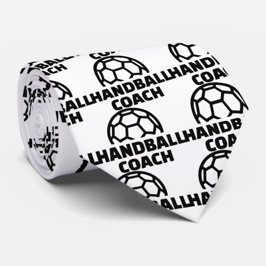 Handbalcoach Stropdas (Opgerold)