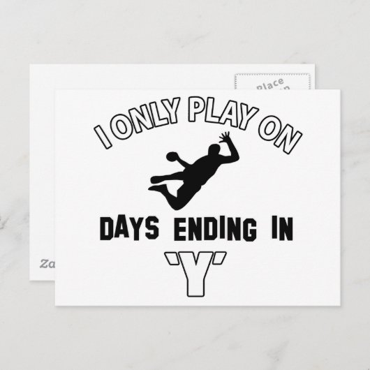 handbalDesign Briefkaart (Voorkant / Achterkant)