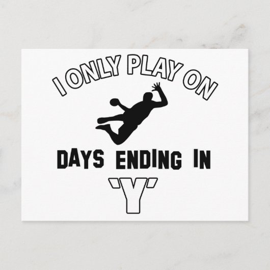 handbalDesign Briefkaart (Voorkant)