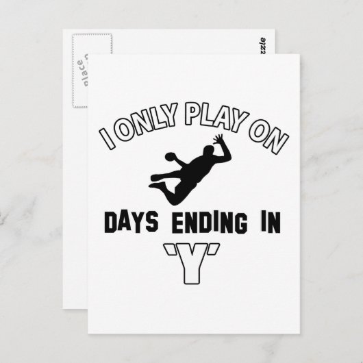 handbalDesign Briefkaart (Voorkant / Achterkant)