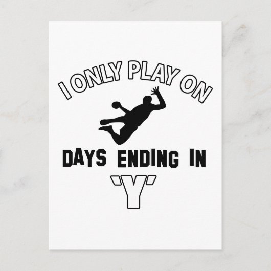 handbalDesign Briefkaart (Voorkant)