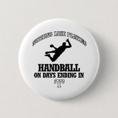 handbaldesign ronde button 5,7 cm (Voorkant)