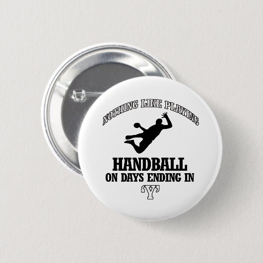 handbaldesign ronde button 5,7 cm (Voorkant /achterkant)
