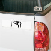 Handbaldoelman Bumpersticker (Op Truck)