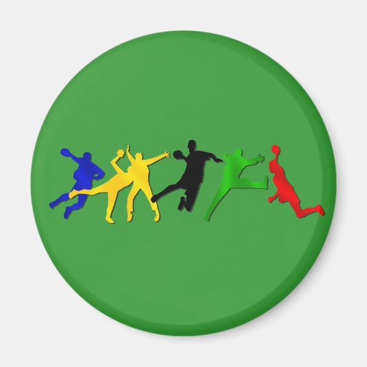 Handbalgift voor handbalspelers en fans magneet (Voorkant)