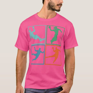 Handbalhandbal voor Retro Handball T-shirt