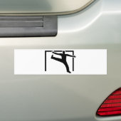 Handbalkeeper Bumpersticker (Op auto)