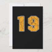 Handball 19 th Birthday Celebration Sports Gift Kaart (Voorkant)