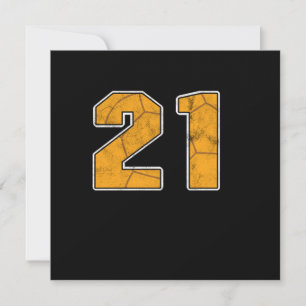 Handball 21 st Birthday Celebration Sports Gift Kaart