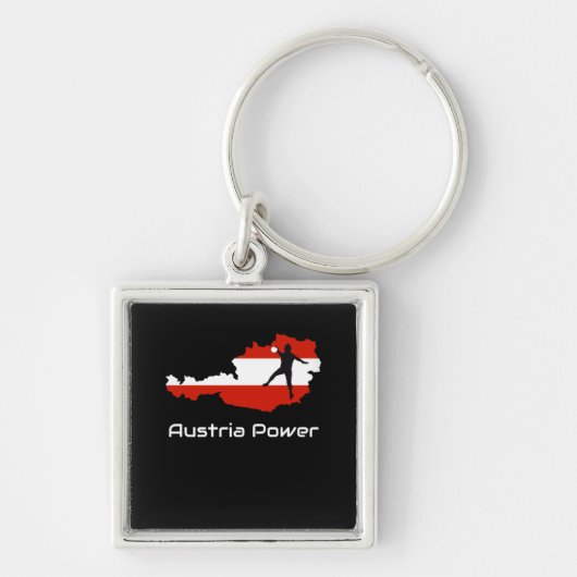 Handball — Austria Power Austria Shirt Sleutelhanger (Voorkant)