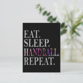 handball briefkaart (Staand voorkant)