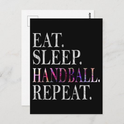 handball briefkaart (Voorkant / Achterkant)