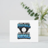 Handball Briefkaart (Staand voorkant)