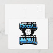 Handball Briefkaart (Voorkant / Achterkant)