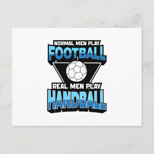Handball Briefkaart (Voorkant)