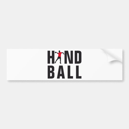 Handball Bumpersticker (Voorkant)